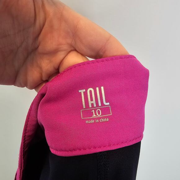 Tail Pink Fuchsia Golf Outdoor Preppy Skort Pockets Modest Skirt Size 10 - Picture 5 of 7